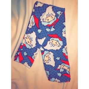 Lularoe kids Christmas leggings